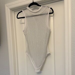 White Sparkling Bodysuit